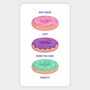 Love and donuts Magnet